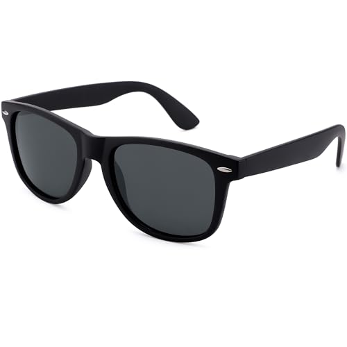 Sunglasses Men, Square Polarized Sunglasses for Mens & Womens, Trendy Retro Sun Glasses Driving Fishing UV Protection