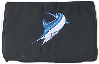 Custom Blue Marlin Gunwale Boarding Mat for Boat