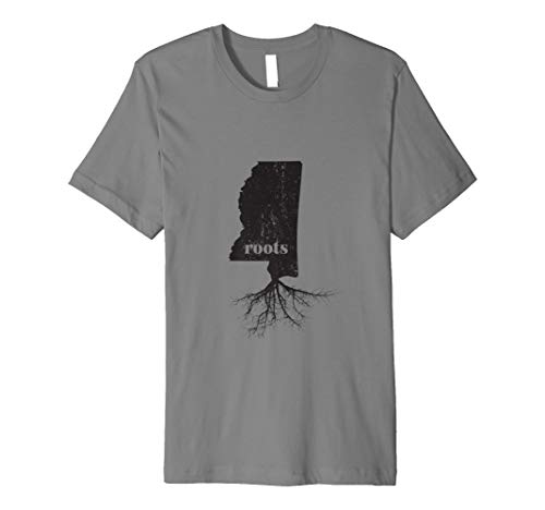 Mississippi Roots State Map Shirt Home Love Pride Gift Tee
