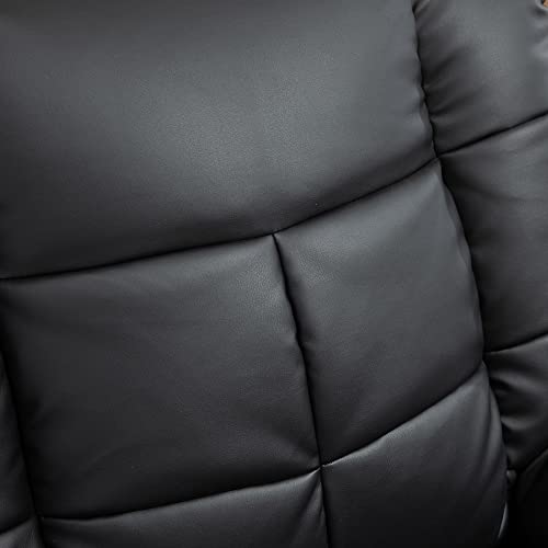 Fauteuil massage 8 points inclinable 165° noir HOMCOM
