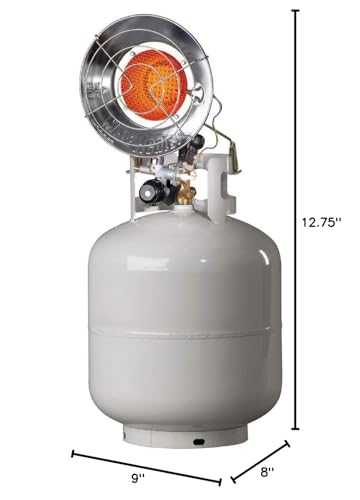 Mr. Heater F242105 Outdoor 15,000 Btu Portable Stainless Steel Propane Gas Single Tank Top Heater thumb #4