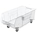 Akro-Mils 30293 Mobile Super Size Plastic Stacking Storage Akro Bin, 30-Inch x 16-Inch x 11-Inch, Clear