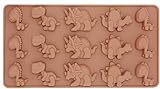 Candy Chocolate mold Dinosaur Dino Stegosaurus Triceratops Tyrannosaurus REX TREX Kids DIY Treats Fr