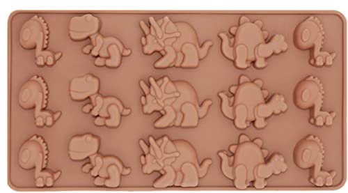 Candy Chocolate Mold Dinosaur Dino Stegosaurus Triceratops Tyrannosaurus Rex Trex Kids Diy Treats Freezer And Oven Safe #TOP3