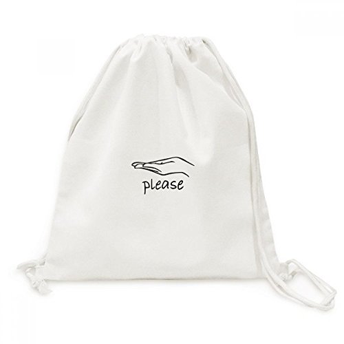 Toile Drawstring Backpack noir personnalisé : le sac à dos à cordon robuste