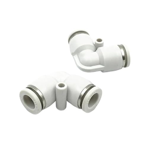 Codo neumático de 4 mm accesorio de unión rápida de plástico para manguera de aire DASEB 6