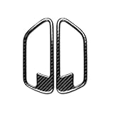 Control Panel Cover Trim 2PCS For BMW For M4 For F82 Carbon Fiber Car Interior Door Handle Cover Trim Bowl Stickers Accessories Car-styling Panel Trim - Image 1