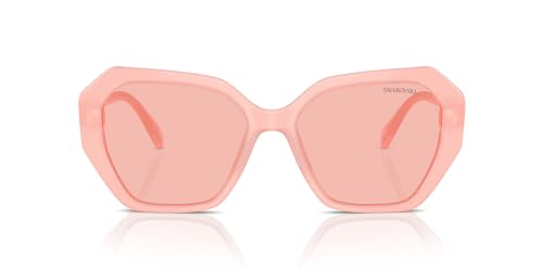 Swarovski SK6017 Sunglasses, Pink/Light Pink, 56 mm