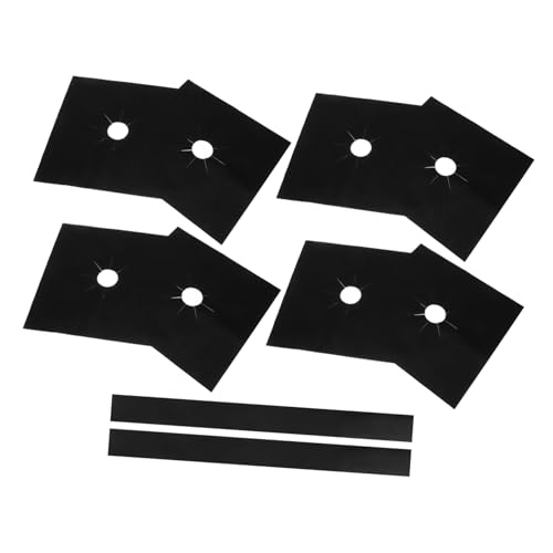 VILLCASE 1 Juego De Alfombrillas Protectoras Para Estufas De Gas Cubiertas Para Estufas Eléctricas Protectores Para Quemadores Almohadilla Antisalpicaduras Para Drenaje De Aceite
