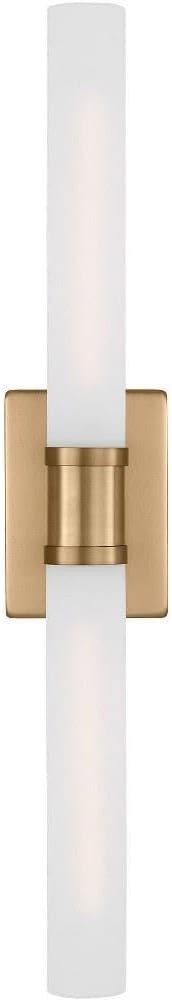 Generation Lighting 4665002-848 Keaton Vanity, 2-Light 120 Total Watts, Satin Brass
