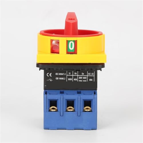 Interrupteur de déconnexion triphasé LW30-40A pour coupure d'alimentation sécurisée 380V