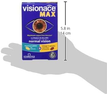 Visionace Max for Eye Care and Improved Vision, Vitabiotics, (Pack of 2)