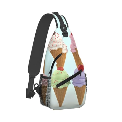 Bolso cruzado para pecho tipo sling negro miniatura 2