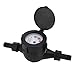 Hamwesh Water Flow Meter, DN15 Drying Flow Meter with Magnetic Coupling Transmission for Indoor Use