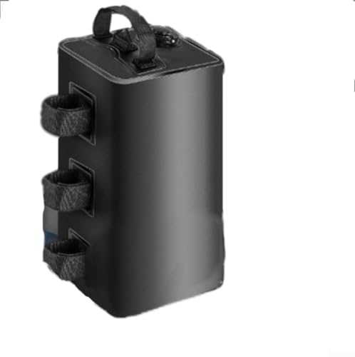 GLOBALHUT 10L Tarpaulin Weight Bag Windproof Fixed Outdoor Tent Water Bag Portable Load Bearing Sandbag For Pop-Up Canopy Pavilion Sun Umbrella 500D PVC Material(Black)