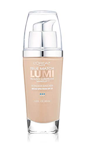 L'Oreal Paris True Match Lumi Healthy Luminous Makeup, W6 Sun Beige, 1 fl; oz