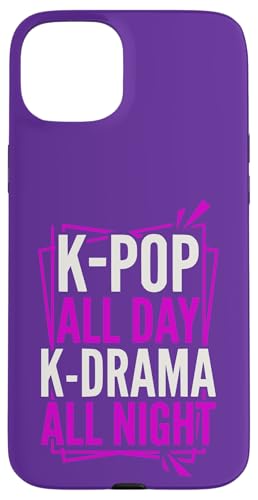 K-Pop All Day K-�h���} �I�[���i�C�g ��������؍��f�U�C�� �X�}�z�P�[�X iPhone 15 Plus �p