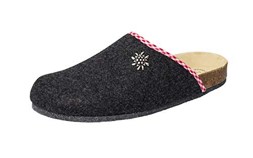 Weeger Adulto Unisex 41545 Pantuflas - Antracita, 37
