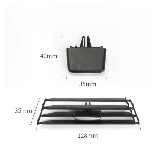 Rejilla de ventilación frontal para salpicadero de BMW Serie 3 E90 E91 E92 E93 (2005-2012) Modelo B 7