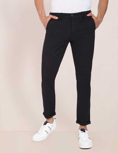 Image of U.S. POLO ASSN. Men Casual Comfort Fit Trousers