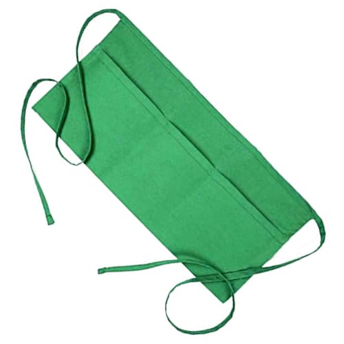 YUPEIUKLI Delantal de Cintura con 3 Bolsillos, Resistente al Agua, Unisex, para Trabajo, para Mujeres, Hombres, para cocinar, jardinería y Pintar