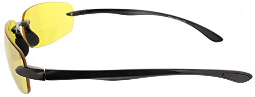 Fiore Island Sol Bifocal Sunglasses Rimless Tr90 Sun Reading Glasses Bi Focal Readers For Men And Women | 100% Uv Protection #TOP1