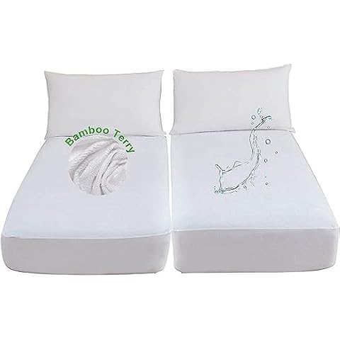 Waterproof Split King Mattress Protector Cover