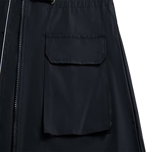 Parka mujer primavera otono impermeable ligera con capucha 6