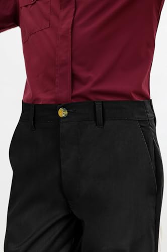 ROYALE LINENS Men's Classic-Fit Wrinkle-Resistant Flat-Front Chino Pant4