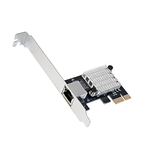 IO CREST 2.5 Gigabit Ethernet PCI Express PCI-E Network Interface Card 10/100/1000/25000 Mbps RJ45 LAN Intel I225 Chipset, Black (SY-PEX24076) by IO CREST - Used condition - US$14.73