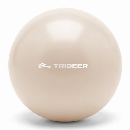 Image of Trideer 9-Inch Pilates Ball, Small Exercise Ball Pilates Equipments for Yoga, Physical Therapy, Pregnancy, Postpartum, Core Training, Balance, Stability and Stretching