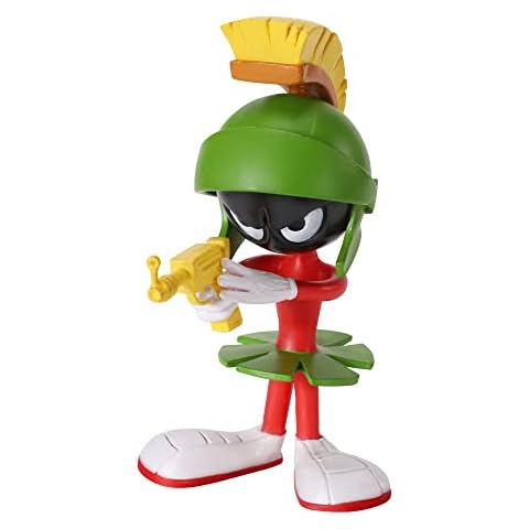 The Noble Collection Looney Tunes Mini Bendyfigs Marvin the Martian - 4in (11cm) Noble Toys Miniature Bendable Figure Posable Doll Figures Cover