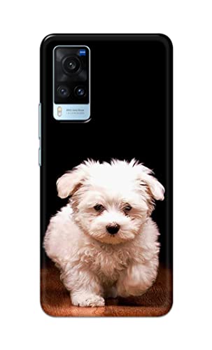 Image of PRINTFIDAA� Printed Hard Back Cover Case for Vivo X60 Back Cover (Puppy Dog) -2808