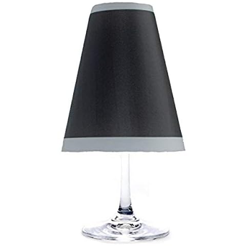 di Potter Classic Black Solid Paper Red Wine Glass Shade Cover