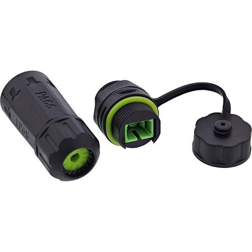 Inline SC Simplex 69927E Coupleur à Fibre Optique Courte étanche IP68 Connecteur à Fibre Optique d'extérieur monomode Connexion SC SC pour boîtier M20