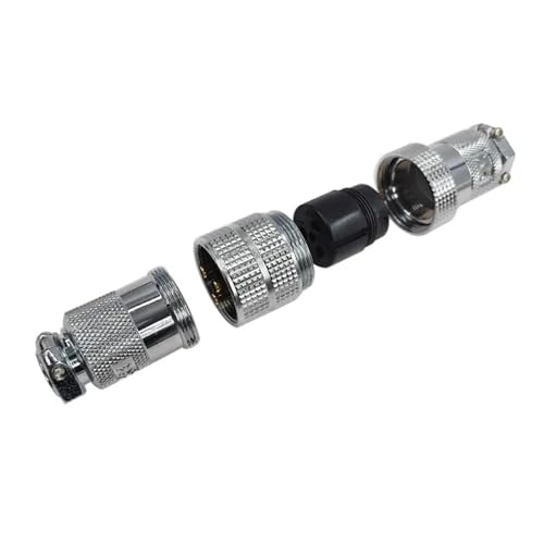 Conector de cable GX25 de 12 pines DF25 circular aeroespacial 20A 7