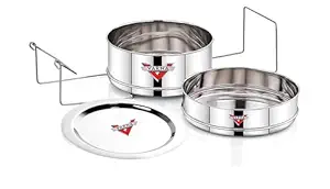 VARNA STAINLESS STEEL Cooker Seperator for 5 Litre Cooker | 2100ML
