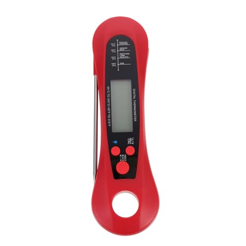 STOBAZA Digital Kitchen Thermometer Folding Probe BBQ Thermometer for Accurate Food Measurement Instant Read for Cooking Grilling Camping and Picnics Present