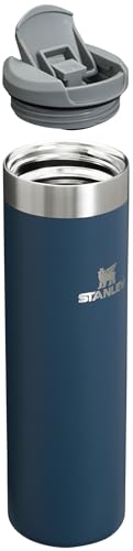 Image of Stanley AeroLight Transit Bottle 20 oz | Locking Drink Through Lid | Leak Resistant Water Bottle or Coffee Travel Mug | Lightweight Insulated Stainless Steel | BPA-Free | Navy
