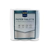 METRO PROFESSIONAL - Papel higiénico compacto - 24 rollos de 400 hojas
