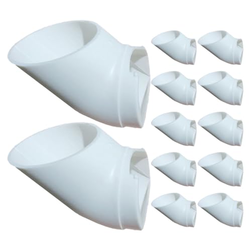 FOMIYES Coltivazione Fuori Suolo 12 Pezzi Vasi Idroponici Verticali in Plastica, Contenitori per Orto su Balcone e Finestra, Kit per Semina Ortaggi Senza Terra Colonne di Supporto