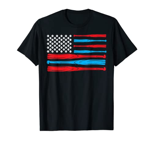 US Flag: American Baseball - Béisbol Camiseta