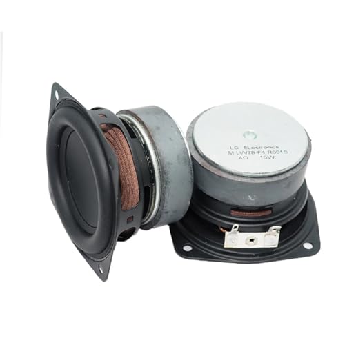 Altavoz subwoofer 4 ohm 15w de 3 pulgadas y bajos potentes para audio DIY en caja de 78mm, 2 uds 4