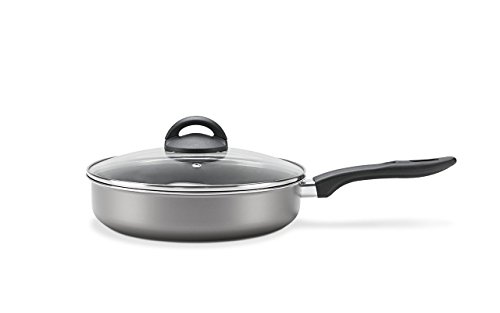 Frigideira Alta com Tampa, Chilli, 24cm, Prata, Brinox