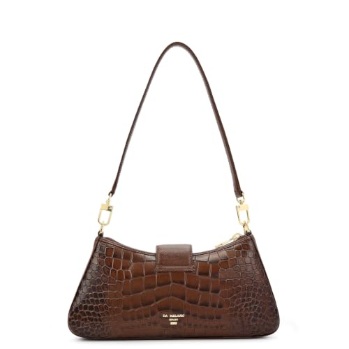 Da Milano brown leather shoulder bag – image 4