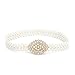 Produktbild Kigauru Gürtel Frauen Perle Taille Kette Elastischer Strass eingelegter Anzug Perlen gewebter Gürtel Luxus Fashion Party Kleidergürtel Accessoires Geschenk (Belt Length : 65cm-83cm, Color : Z233)