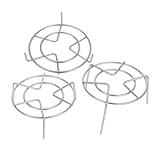 Cabilock Rejilla Vapor Acero Inoxidable 3 Alturas (14cm, 14cm, 16cm) Soporte para Ollas Eléctricas Vaporera Redonda Resistente para Cocina Doméstica 3 Piezas