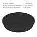 MECCANIXITY High Temp Silicone Plug Mount Dia 116.5mm/4.59 Inch T Shaped Rubber Stopper Hole Plugs for Powder Coating Plating Waterproof Sealing Plugs Black Pack of 1(OD 125mm/4.92 Inch)