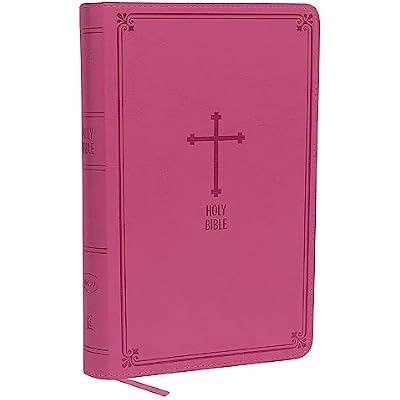 NKJV, Deluxe Gift Bible, Leathersoft, Pink, Red Letter, Comfort Print: Holy Bible, New King James Version