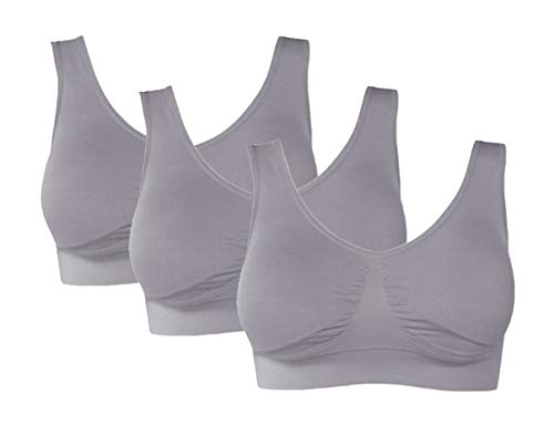 Image of Women's Comfort Workout Sports Bra Low-Impact Activity Sleep Bras